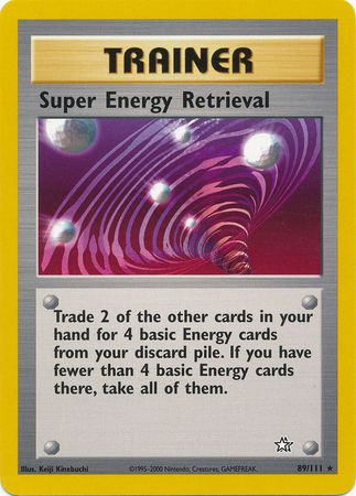 Super Energy Retrieval (89/111) [Neo Genesis Unlimited] | Exor Games New Glasgow