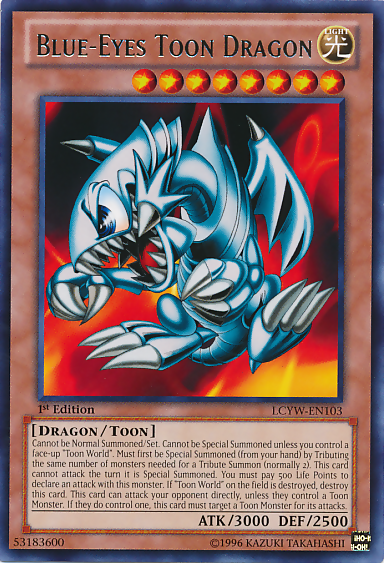 Blue-Eyes Toon Dragon [LCYW-EN103] Rare | Exor Games New Glasgow