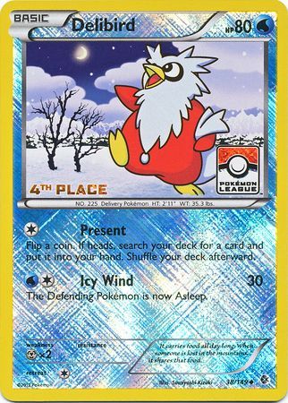 Delibird (38/149) (League Promo 4th Place) [Black & White: Boundaries Crossed] | Exor Games New Glasgow