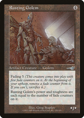 Rusting Golem [Nemesis] | Exor Games New Glasgow