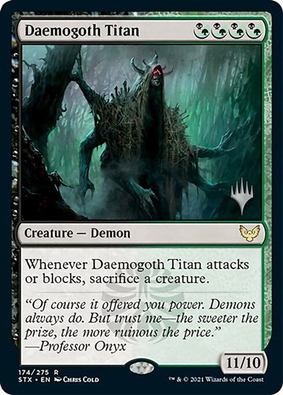 Daemogoth Titan (Promo Pack) [Strixhaven: School of Mages Promos] | Exor Games New Glasgow