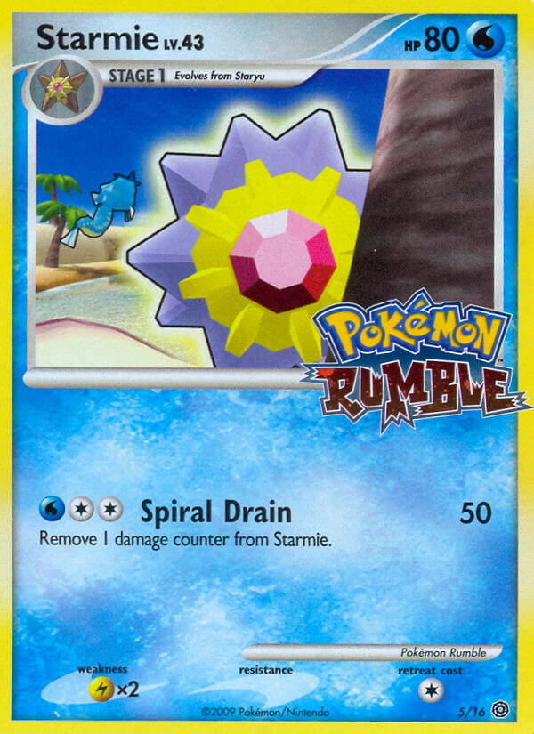 Starmie (5/16) [Pokémon Rumble] | Exor Games New Glasgow