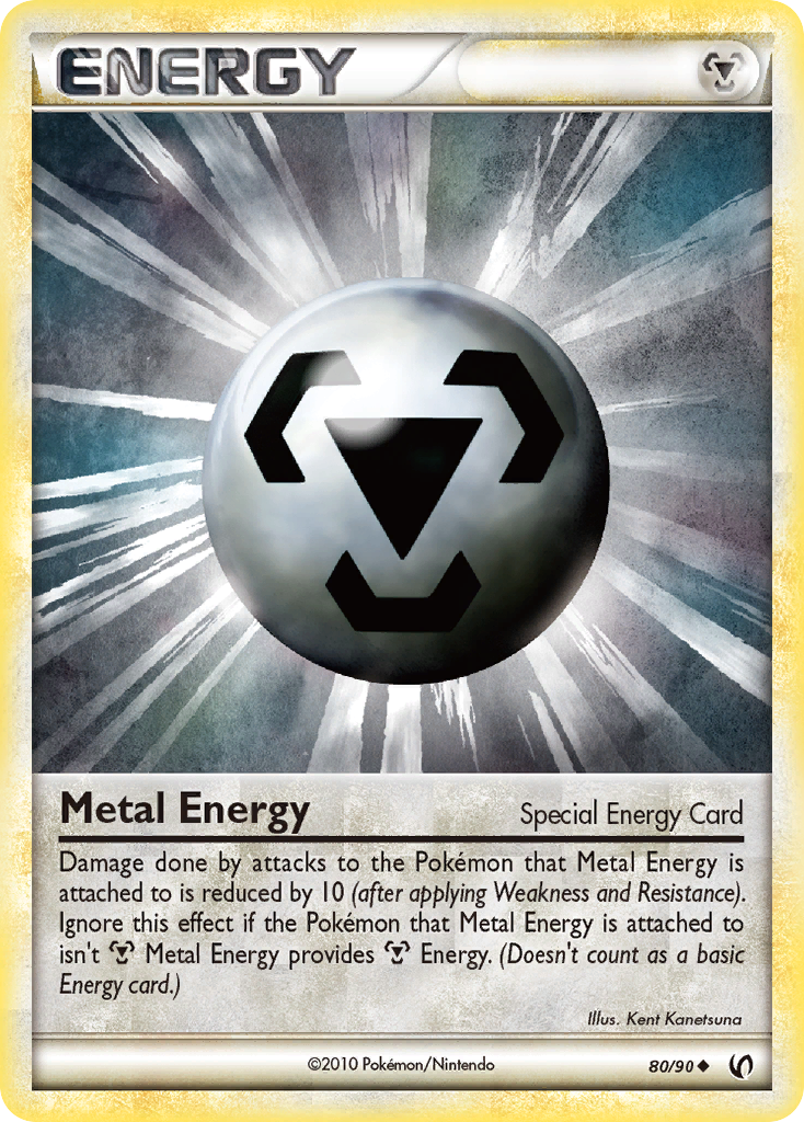 Metal Energy (80/90) [HeartGold & SoulSilver: Undaunted] | Exor Games New Glasgow