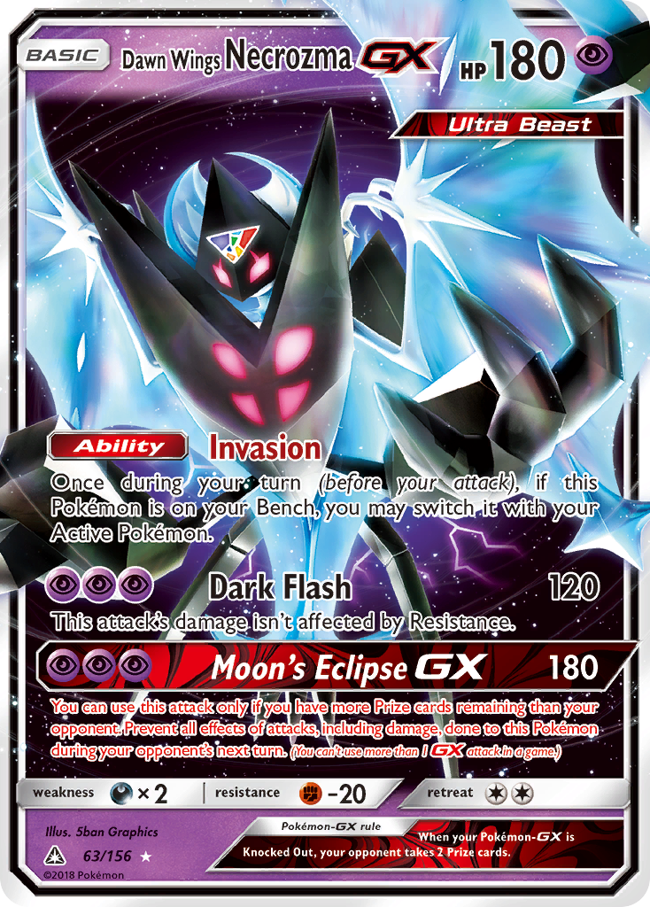 Dawn Wings Necrozma GX (63/156) [Sun & Moon: Ultra Prism] | Exor Games New Glasgow