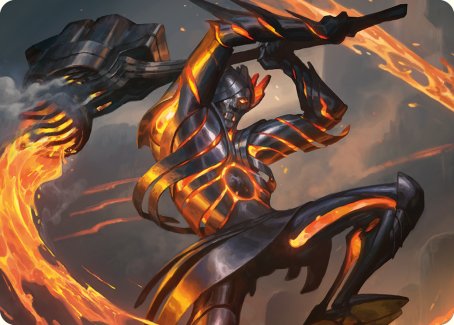 Forgehammer Centurion Art Card [Phyrexia: All Will Be One Art Series] | Exor Games New Glasgow