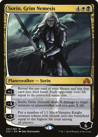 Sorin, Grim Nemesis [Shadows over Innistrad] | Exor Games New Glasgow