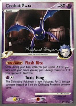 Crobat G LV.44 (47/127) (Happy Luck - Mychael Bryan) [World Championships 2010] | Exor Games New Glasgow