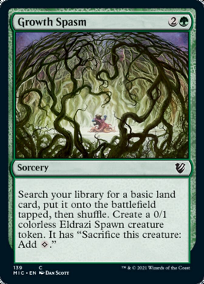 Growth Spasm [Innistrad: Midnight Hunt Commander] | Exor Games New Glasgow