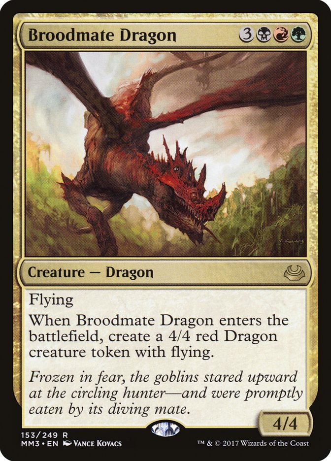 Broodmate Dragon [Modern Masters 2017] | Exor Games New Glasgow