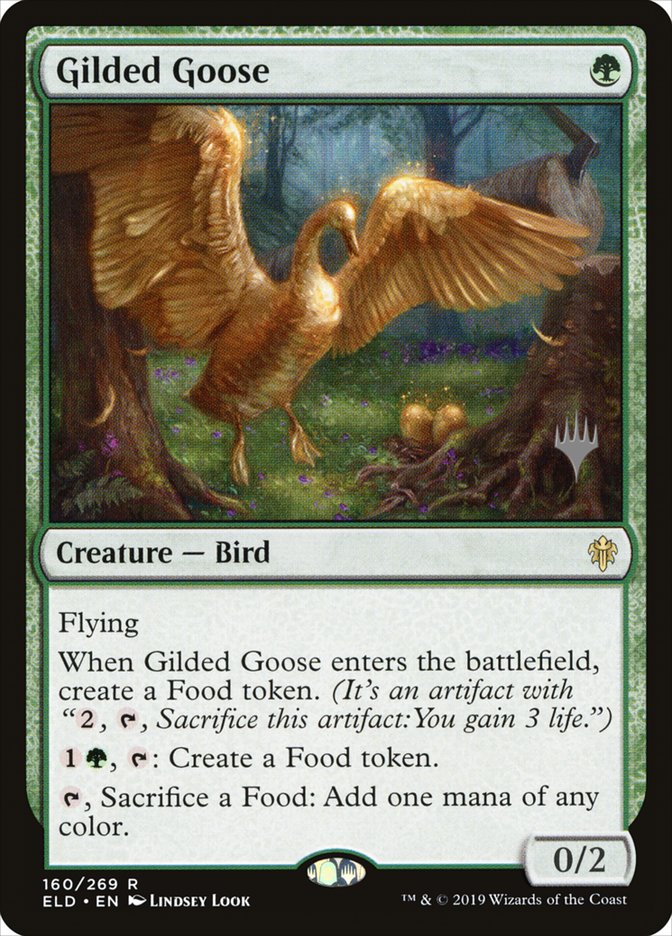 Gilded Goose (Promo Pack) [Throne of Eldraine Promos] | Exor Games New Glasgow