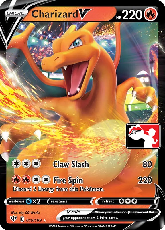 Charizard V (019/189) [Prize Pack Series One] | Exor Games New Glasgow