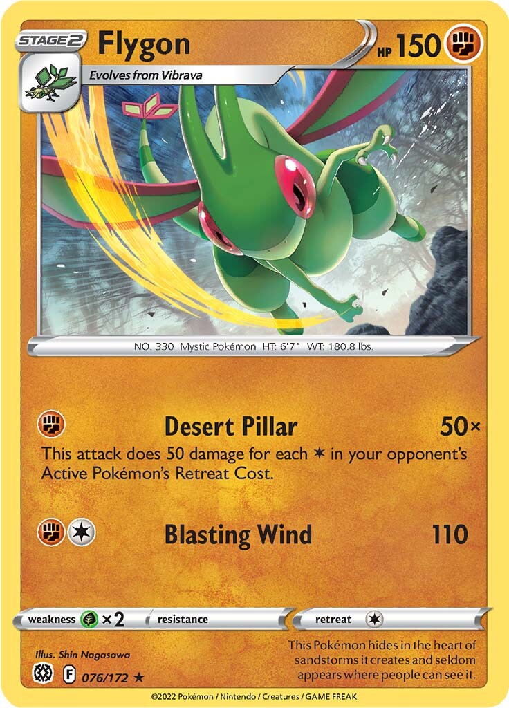 Flygon (076/172) [Sword & Shield: Brilliant Stars] | Exor Games New Glasgow