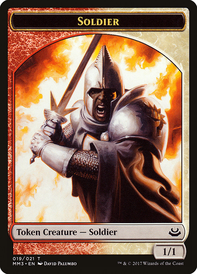 Soldier (019/021) [Modern Masters 2017 Tokens] | Exor Games New Glasgow