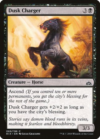 Dusk Charger [Rivals of Ixalan] | Exor Games New Glasgow