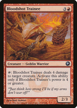 Bloodshot Trainee [Scars of Mirrodin] | Exor Games New Glasgow