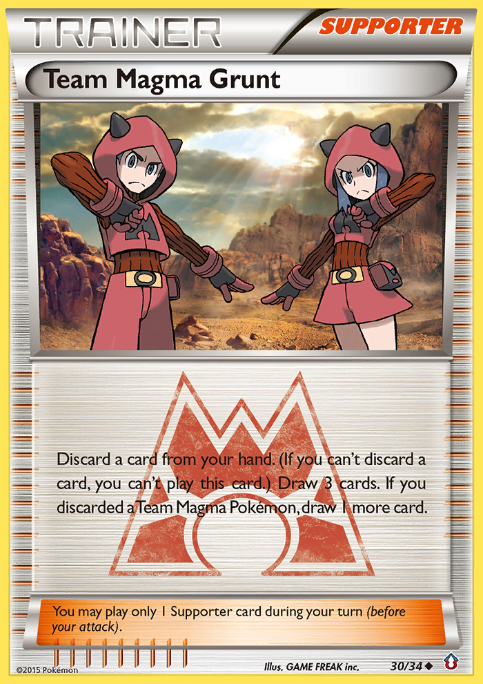 Team Magma Grunt (30/34) [XY: Double Crisis] | Exor Games New Glasgow