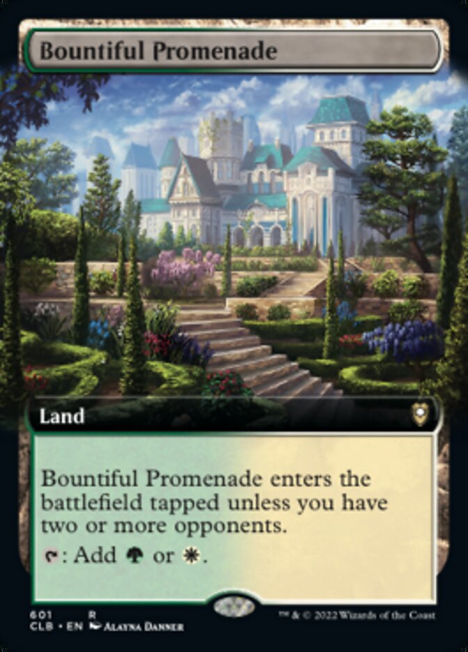 Bountiful Promenade (Extended Art) [Commander Legends: Battle for Baldur's Gate] | Exor Games New Glasgow