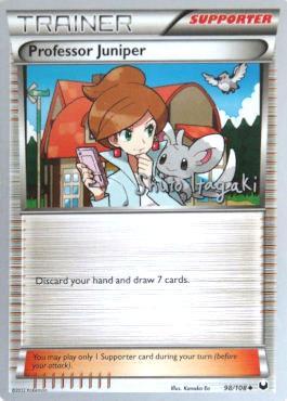 Professor Juniper (98/108) (Terraki-Mewtwo - Shuto Itagaki) [World Championships 2012] | Exor Games New Glasgow
