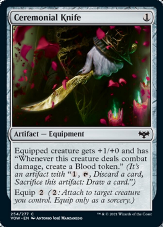 Ceremonial Knife [Innistrad: Crimson Vow] | Exor Games New Glasgow