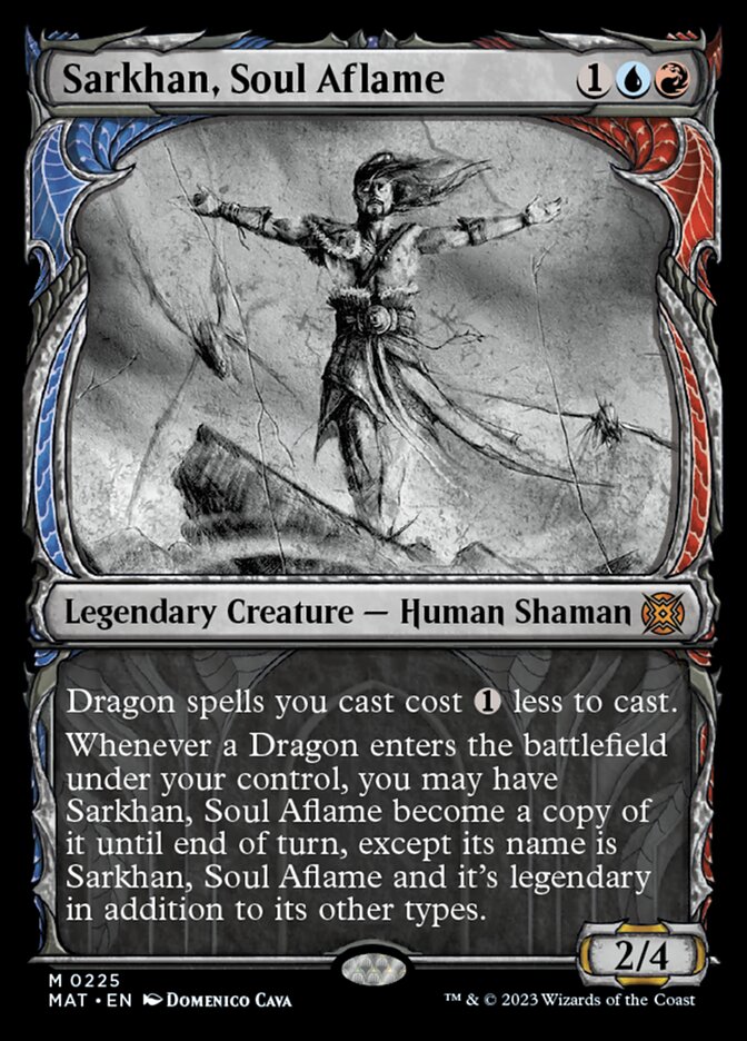 Sarkhan, Soul Aflame (Showcase Halo Foil) [March of the Machine: The Aftermath] | Exor Games New Glasgow