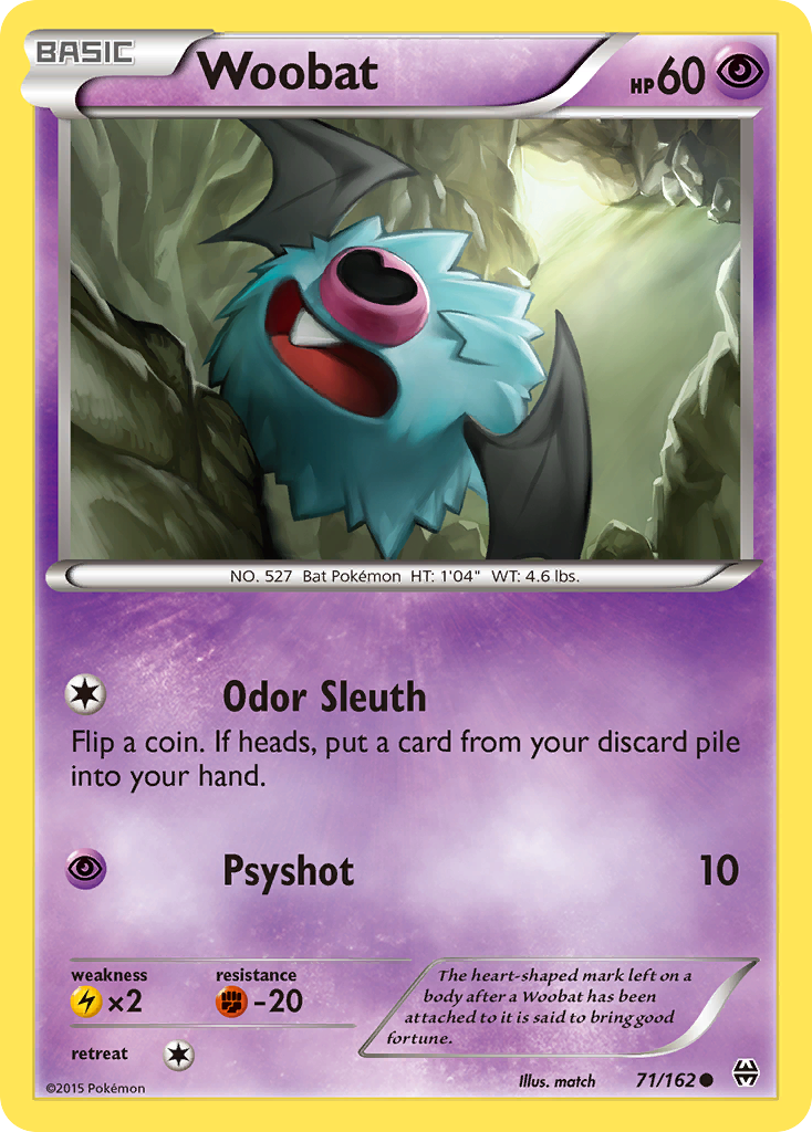 Woobat (71/162) [XY: BREAKthrough] | Exor Games New Glasgow