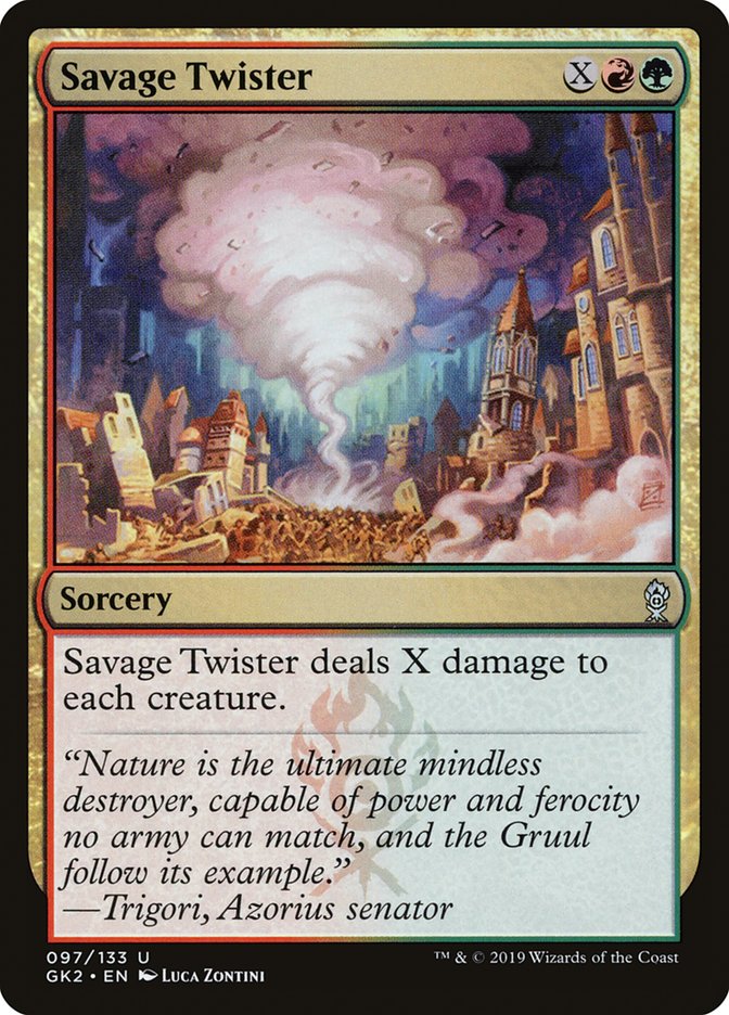 Savage Twister [Ravnica Allegiance Guild Kit] | Exor Games New Glasgow