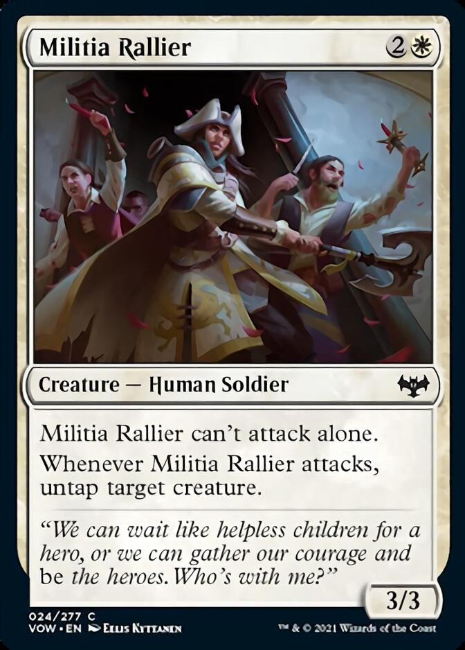 Militia Rallier [Innistrad: Crimson Vow] | Exor Games New Glasgow