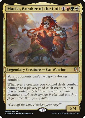 Marisi, Breaker of the Coil [Commander 2019] | Exor Games New Glasgow