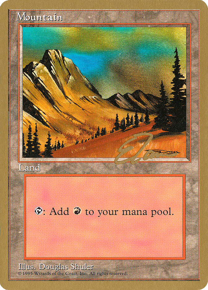 Mountain (et375) (Eric Tam) [Pro Tour Collector Set] | Exor Games New Glasgow