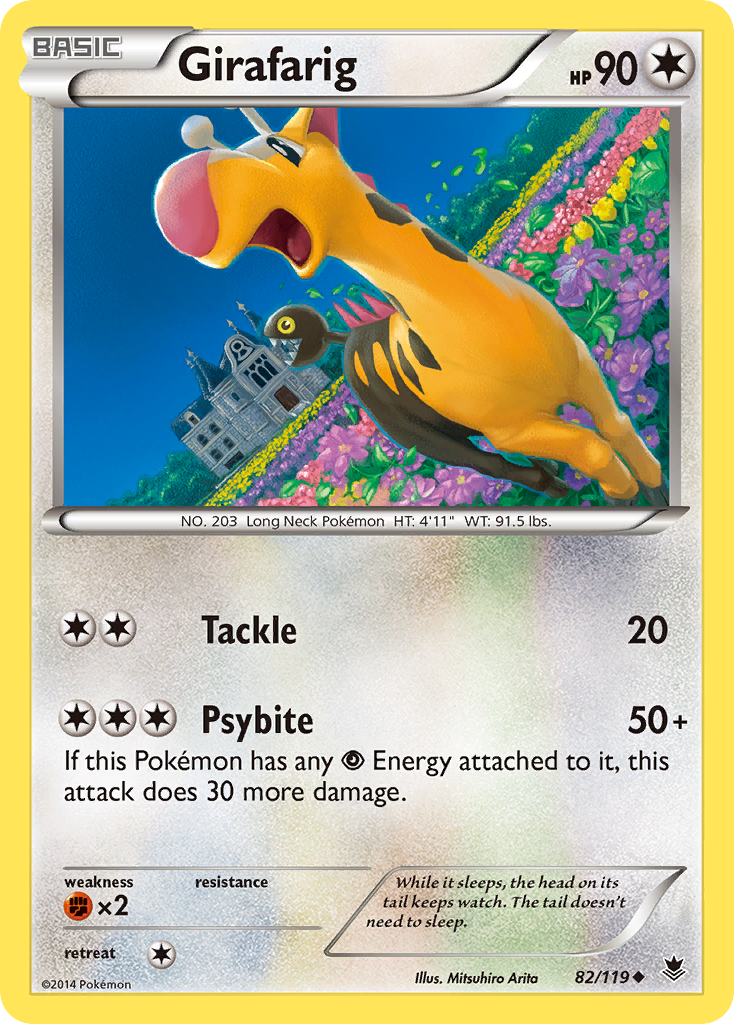 Girafarig (82/119) [XY: Phantom Forces] | Exor Games New Glasgow