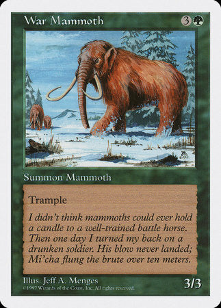 War Mammoth [Fifth Edition] | Exor Games New Glasgow