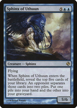 Sphinx of Uthuun [Duel Decks: Venser vs. Koth] | Exor Games New Glasgow