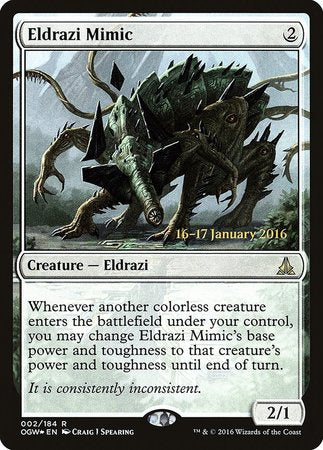 Eldrazi Mimic [Oath of the Gatewatch Promos] | Exor Games New Glasgow