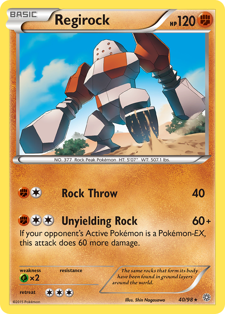 Regirock (40/98) [XY: Ancient Origins] | Exor Games New Glasgow