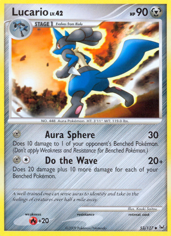 Lucario (53/127) [Platinum: Base Set] | Exor Games New Glasgow