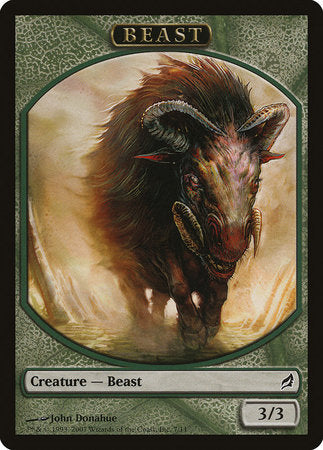 Beast Token [Lorwyn Tokens] | Exor Games New Glasgow