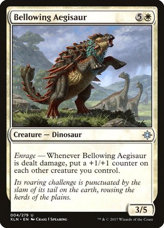 Bellowing Aegisaur [Ixalan] | Exor Games New Glasgow