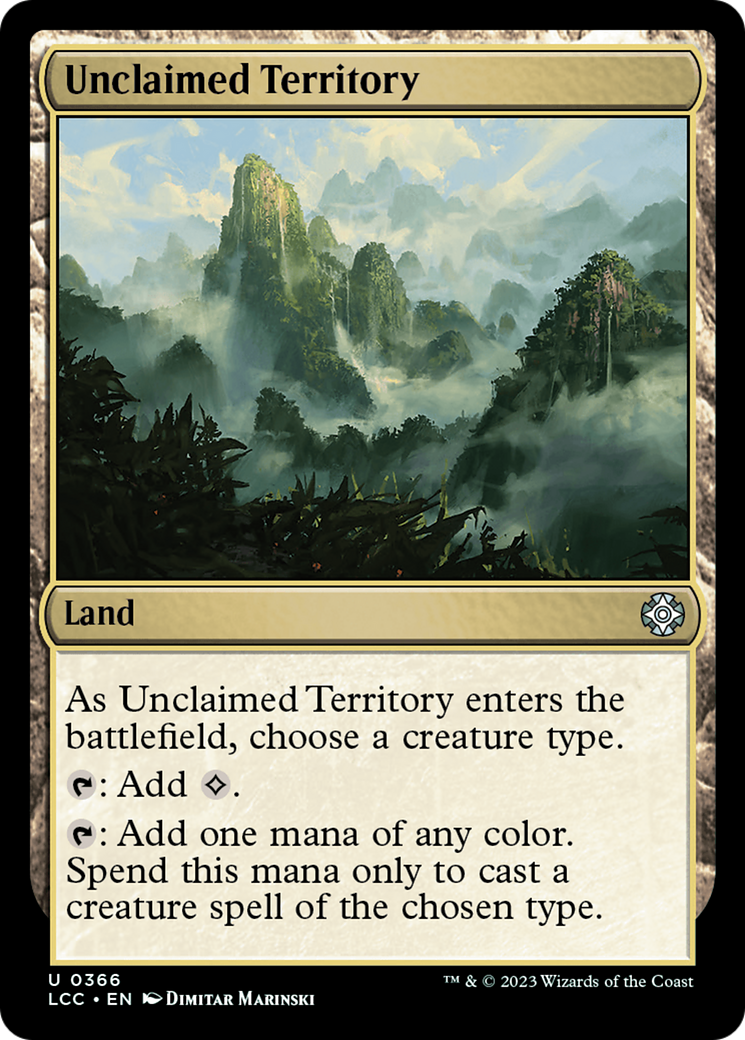 Unclaimed Territory [The Lost Caverns of Ixalan Commander] | Exor Games New Glasgow