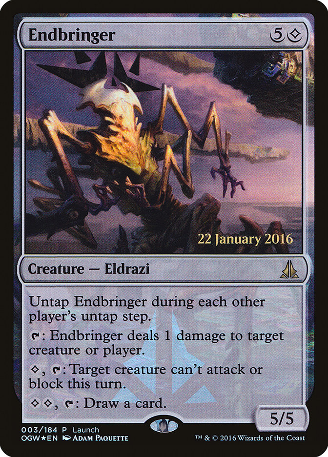 Endbringer (Prerelease) [Oath of the Gatewatch Promos] | Exor Games New Glasgow