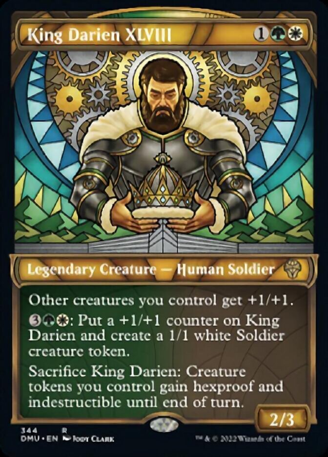 King Darien XLVIII (Showcase Textured) [Dominaria United] | Exor Games New Glasgow