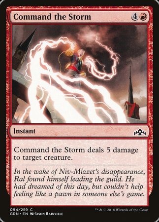 Command the Storm [Guilds of Ravnica] | Exor Games New Glasgow