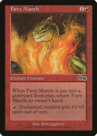 Fiery Mantle [Urza's Saga] | Exor Games New Glasgow