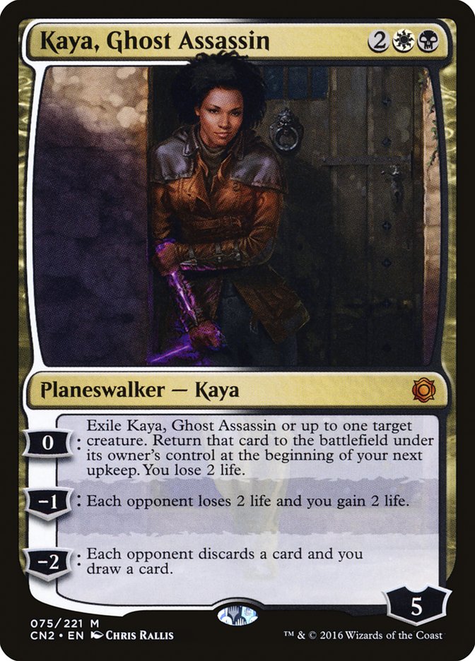 Kaya, Ghost Assassin (075/221) [Conspiracy: Take the Crown] | Exor Games New Glasgow