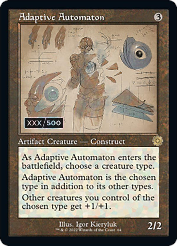 Adaptive Automaton (Retro Schematic) (Serial Numbered) [The Brothers' War Retro Artifacts] | Exor Games New Glasgow