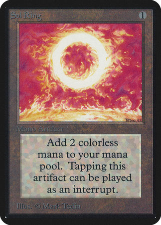 Sol Ring [Limited Edition Alpha] | Exor Games New Glasgow