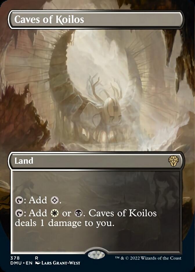 Caves of Koilos (Borderless Alternate Art) [Dominaria United] | Exor Games New Glasgow