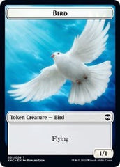 Bird // Spirit Double-sided Token [Kaldheim Commander Tokens] | Exor Games New Glasgow