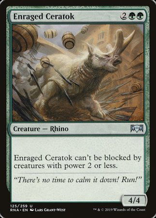 Enraged Ceratok [Ravnica Allegiance] | Exor Games New Glasgow