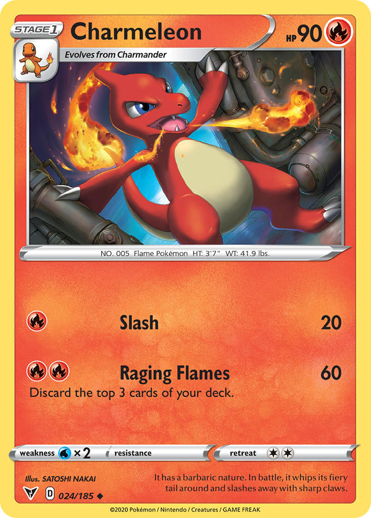 Charmeleon (024/185) [Sword & Shield: Vivid Voltage] | Exor Games New Glasgow