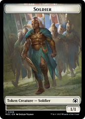 Soldier // Insect Double-Sided Token [March of the Machine Commander Tokens] | Exor Games New Glasgow